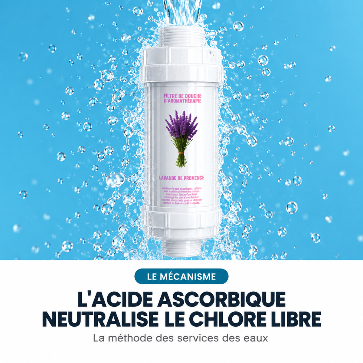 L acide ascorbique reduit le chlore libre de l eau de la douche